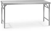 Stoły gastronomiczne - Royal Catering Składany stół roboczy - 180 x 60 cm - stal nierdzewna RCAT-180/60K - miniaturka - grafika 1