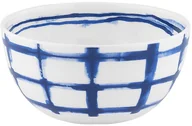 Miski i półmiski - Nuova Cer R2S Miseczka z porcelany w kratę 10,5 cm R2S Indigo 1712 INDI - miniaturka - grafika 1