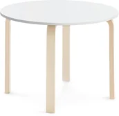 Stoły i stoliki do biura - AJ Produkty Stół ELTON,  900x640 mm, biały laminat, brzoza - miniaturka - grafika 1