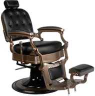 Fotele fryzjerskie - GABBIANO ACTIVESHOP FOTEL BARBERSKI OLD ERNESTO CZARNY AS_125379 - miniaturka - grafika 1