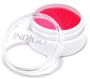 Indigo Pyłek Efekt Syrenki Neon Pink - Ozdoby do paznokci - miniaturka - grafika 2