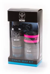 WEND WEND zestaw CHAIN WAX KIT fluo różowy - Narzędzia rowerowe - miniaturka - grafika 2