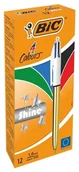 Długopisy - BIC Długopis 4 Colours Shine Gold 964774 pudełko A 12 - miniaturka - grafika 1