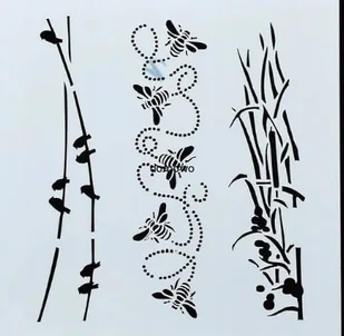 SZABLON SZABLONY DO MALOWANIA RYSOWANIA NADRUKÓW). - Decoupage - miniaturka - grafika 2