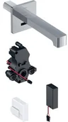Baterie podtynkowe - Geberit 116.293.21.1 Bateria umywalkowa Brenta ścienna zasilanie bateryjne do podtynkowej skrzynki funkcyjnej bez mieszacza L22 chrom - miniaturka - grafika 1