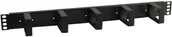 Akcesoria do szaf serwerowych - PULSAR Organizer kabli poziomy plastikowy 1U RAOK-1P RAOK-1P - miniaturka - grafika 1