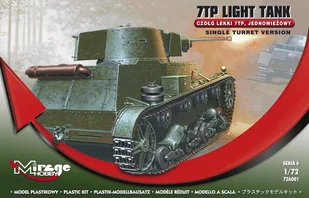 Mirage Hobby 726001 Czołg lekki 7TP, jednowieżowy - Modele do sklejania - miniaturka - grafika 3