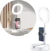 Lampy studyjne - Dudao Lampa pierścieniowa  Dudao F16 lampa LED Ring Flash na telefon do nagrywania live streaming filmów YouTube TikTok Instagram dudao_20211210141143 - miniaturka - grafika 1