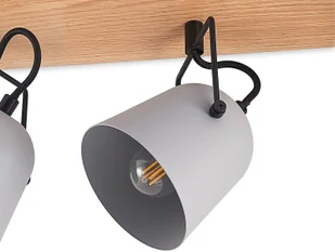 Lindby Adalin lampa sufitowa, 4-punktowa, szara - Lampy sufitowe - miniaturka - grafika 5