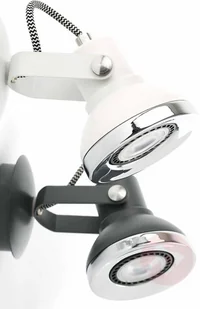 Faro Barcelona Ring Spot ścienny LED Siwy, 1-punktowy 40551 - Lampy ścienne - miniaturka - grafika 5