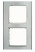Inne akcesoria elektryczne - Berker B3 alu-biały ramka 2 B_10123904 - miniaturka - grafika 1