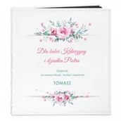 Albumy fotograficzne - NA Murrano Album Zdjęcia Duży Różyczki Prezent Nadruk ALB-BC-BK-UV-046 - miniaturka - grafika 1