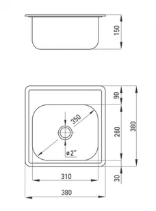 Deante Techno ZMU 0100 - Zlewozmywaki - miniaturka - grafika 4
