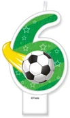 Urodziny dla dorosłych - MK Świeczka cyferka Piłka Nożna - 6 - sześć SWI39-6 - miniaturka - grafika 1
