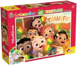 Cocomelon Dwustronne puzle podłogowe 60 Nowa - Baśnie, bajki, legendy - miniaturka - grafika 2