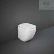 Miski WC - RAK Ceramics ILLUSION MISKA WC STOJĄCA RIMLESS 52X38 CM BIAŁY POŁYSK ILLWC1346AWHA - miniaturka - grafika 1