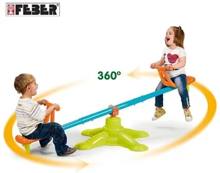 FEBER FEBER Huśtawka Równoważna Twister 2w1 - Place zabaw - miniaturka - grafika 2