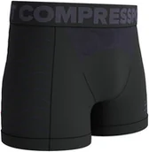 Majtki męskie - COMPRESSPORT COMPRESSPORT Majtki męskie SEAMLESS BOXER czarno-szare - miniaturka - grafika 1