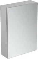 Szafki łazienkowe - Ideal Standard Mirror+light Szafka z lustrem ścienna 50x70 cm efekt aluminium T3428AL - miniaturka - grafika 1