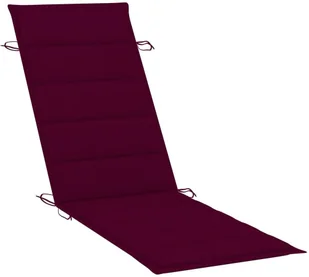 vidaXL Ogrodowy leżak z poduszką lite drewno akacjowe 3061581 - Leżaki ogrodowe - miniaturka - grafika 8