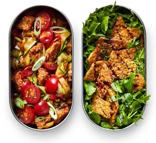 Black+Blum Stalowy pojemnik na żywność Bento Box almond / grey BAM-BT-L016 - Lunch boxy - miniaturka - grafika 10