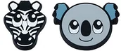 Tenis ziemny - Gamma Rakieta do gamma akcesoria Zoo DAMP podwójny amortyzator Koala Zebra wibracji, wielokolorowa, S AGZD-ko ze - miniaturka - grafika 1