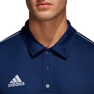 Adidas KOSZULKA CORE18 POLO granatowa CV3589 CV3589 - Piłka nożna - miniaturka - grafika 3