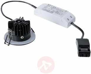 SLV SPOTLINE PATTAF 9W 3000K 38° czarna komplet z zasilaczem 114430 (114420) - Oprawy, klosze i abażury - miniaturka - grafika 3