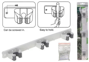 Wieszak na Narzędzia szpadel mop grabki szczotki - Inne akcesoria do nawadniania - miniaturka - grafika 4