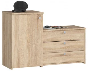 Zamykana szafka na obuwie dąb sonoma D0-R93 - Szafki na buty Zamykana szafka na obuwie dąb sonoma D0-R93 - Szafki na buty - miniaturka - grafika 1