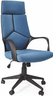 Fotel biurowy, krzesło biurowe VOYAGER fotel gabinetowy czarny / niebieski V-CH-VOYAGER-FOT-NIEBIESKI - Fotele i krzesła biurowe - miniaturka - grafika 12