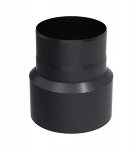 Redukcja stalowa fi 180/150 czarna rura spalinowa - Kominki wentylacyjne - miniaturka - grafika 2