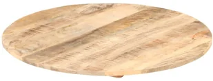 vidaXL Lumarko Blat stołu, lite drewno mango, okrągły, 15-16 mm, 80 cm 286003 - Meble modułowe i akcesoria - miniaturka - grafika 4