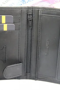 Wild Portfel Męski Skórzany Skóra Licowa Duży Pionowy Bez Zapięcia 5679 Pionowy I Poziomy Suwak - Portfele - miniaturka - grafika 10