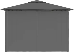 vidaXL Namiot ogrodowy z zasłonami, 4 x 3 m, antracytowy - Pawilony ogrodowe - miniaturka - grafika 7