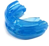 Ochraniacze do sportów walki - Shock Doctor unisex Double Braces ochraniacz szczęki, niebieski, 11+ SDEZ4300A - miniaturka - grafika 1