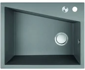 Zlewozmywaki - Laveo Grenada szary 1-komorowy ( SBG 510T ) - miniaturka - grafika 1