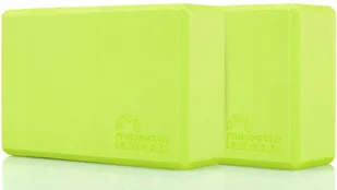 Majestic Sport Kostka do jogi Majestic Yoga zielona GVE5012/G - Klocki do jogi - miniaturka - grafika 3