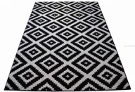 Dywany - Omega Dywan nowoczesny "Maroko" biało  czarny 200/300 Acapulco 49 200ACP49 - miniaturka - grafika 1