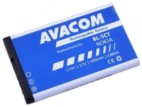 Avacom Bateria do notebooków pro Nokia 6303 6730 C5 Li-Ion 3,7V 1050mAh BL-5CT GSNO-BL5CT-S1050A - Baterie do telefonów Avacom Bateria do notebooków pro Nokia 6303 6730 C5 Li-Ion 3,7V 1050mAh BL-5CT GSNO-BL5CT-S1050A - Baterie do telefonów - miniaturka - grafika 1