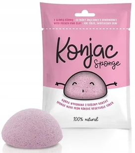 Gąbka Konjac do twarzy - Różowa - Akcesoria do oczyszczania twarzy - miniaturka - grafika 5