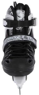 Nils EXTREME NH10905 4w1 CZARNE ROZM. M(35-38) ŁYŻWOROLKI Z WYM. PŁOZĄ HOKEJOWĄ EXTREME 16-25-024 - Rolki - miniaturka - grafika 3