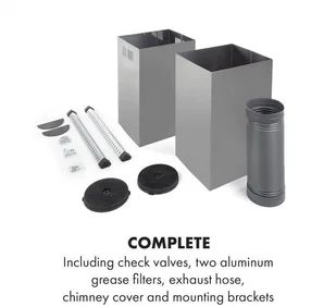 Klarstein Aurelia 90 Srebrny (CGCH5-Aurelia) - Okapy kuchenne - miniaturka - grafika 9