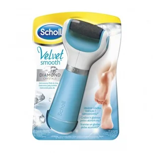 Scholl RECKITT BENCKISER (POLAND) S.A. 1. Velvet Smooth pilnik elektroniczny niebieski do stóp z kryształkami diamentów + torba na prezent GRATIS 9072706 - Pielęgnacja stóp - miniaturka - grafika 5