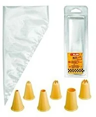 Ibili Szpryca + 6 końcówek IBILI, 30 cm - Miseczki i talerzyki dla dzieci - miniaturka - grafika 3