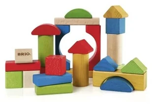 Brio GmbH BRIO GmbH Brio 30114  kolorowe klocki drewniane, 25 części - Klocki - miniaturka - grafika 2