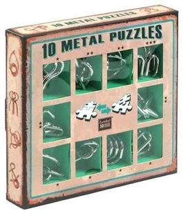 G3 Łamigłówki metalowe 10 sztuk zestaw zielony - Poradniki hobbystyczne - miniaturka - grafika 3