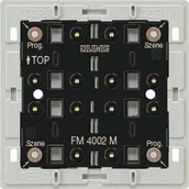 Wyłączniki światła i elektryczne - Jung JUNG ENet bezprzewodowy nadajnik ścienny ENet 2 kanały FM 4002 M - miniaturka - grafika 1