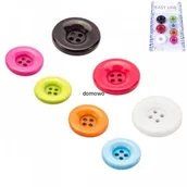 Magnesy - MAGNES MAGNESY NA LODÓWKĘ-- KOLOROWE GUZIKI 7szt - miniaturka - grafika 1