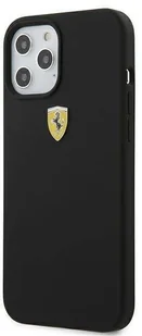 Ferrari Ferrari FESSIHCP12LBK iPhone 12 Pro Max 6,7" czarny/black hardcase On Track Silicone hurtel-65644-0 - Etui i futerały do telefonów - miniaturka - grafika 2